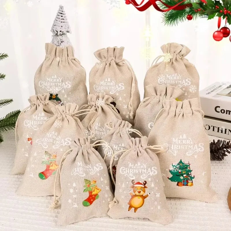 30/1pcs Snowman Candy Packaging Bags