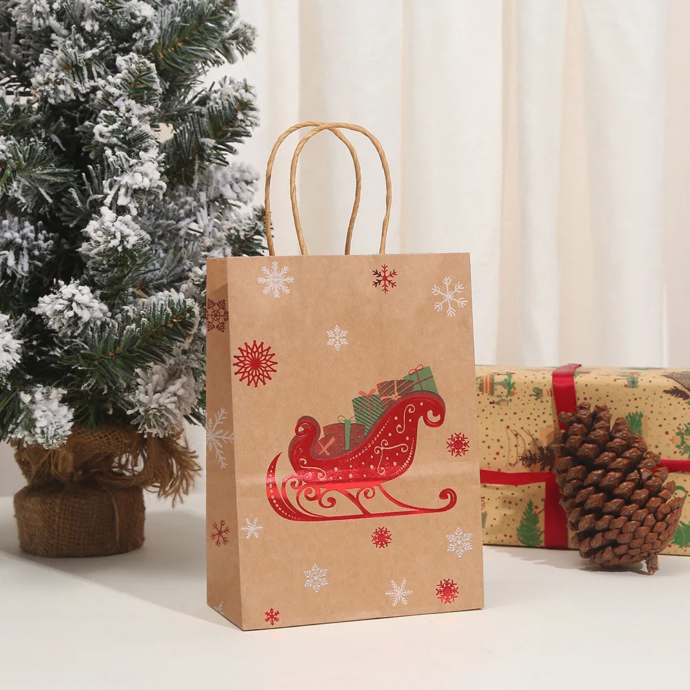 Santa Kraft Gift Packaging Bags