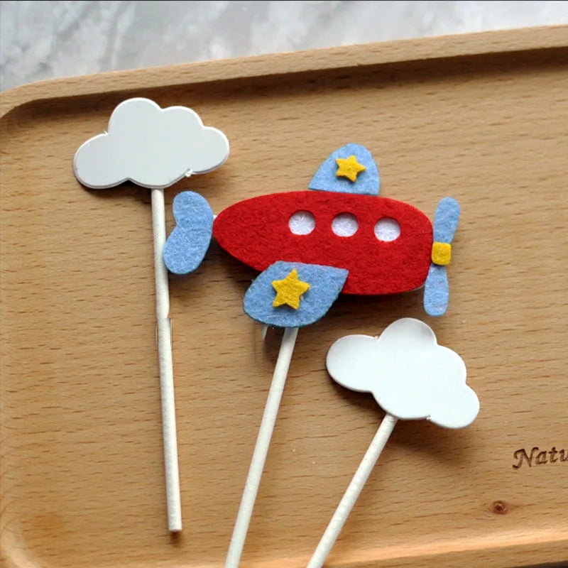 pilot bear cake decoration 15pcs