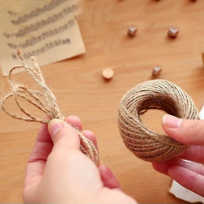 Vintage natural hemp rope