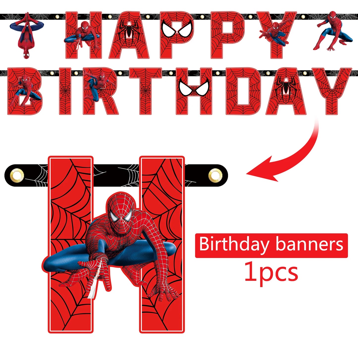 Spiderman decorations