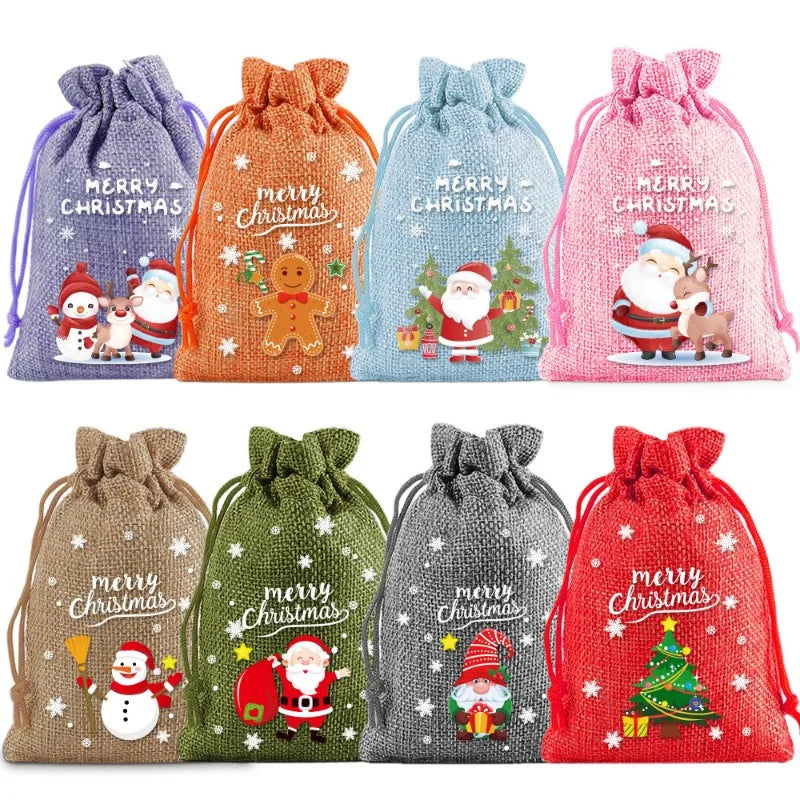 Merry Christmas Wholesale Bags 10pcs