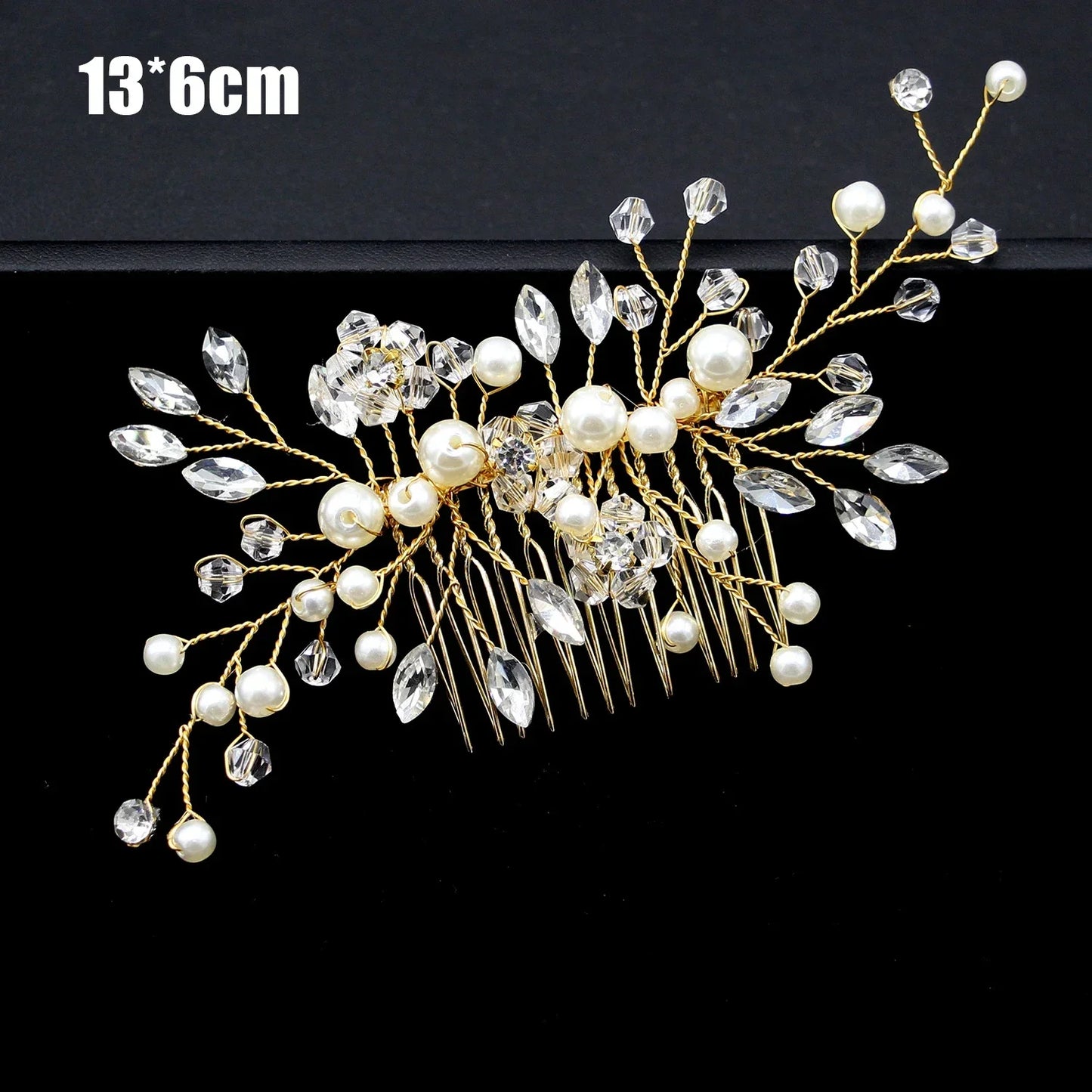 Elegant Pearl Crystal Hairpin 20pcs