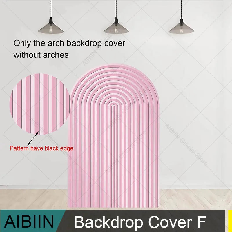 Arch backdrop cover fabric