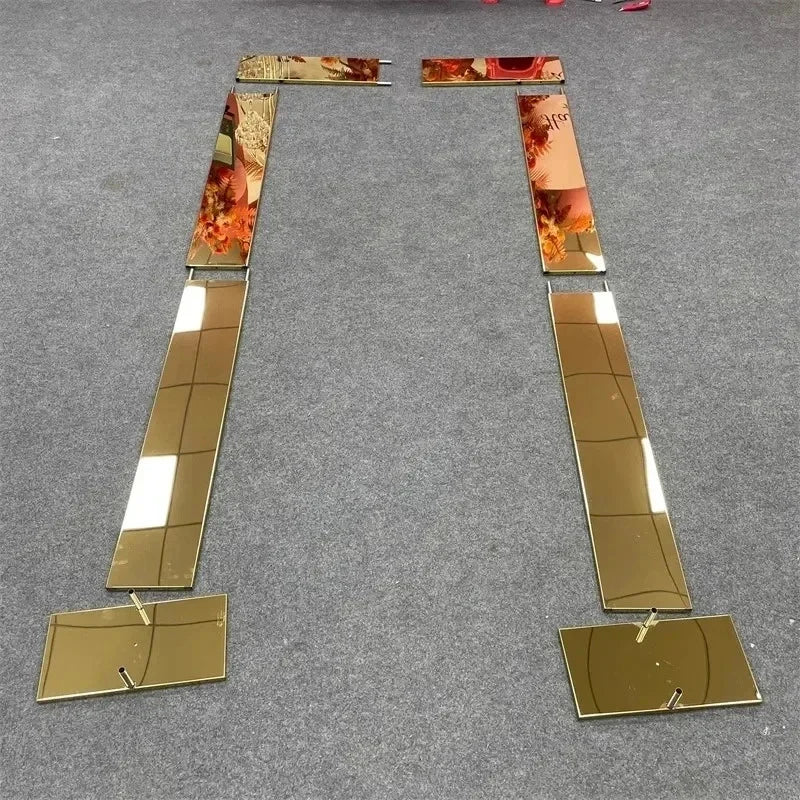1pcs or 3pcs Shiny arch door backdrop stand