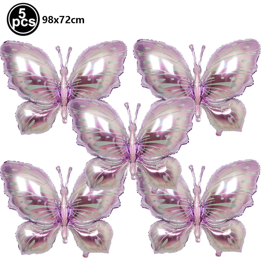 Colorful Butterfly balloons 5pcs