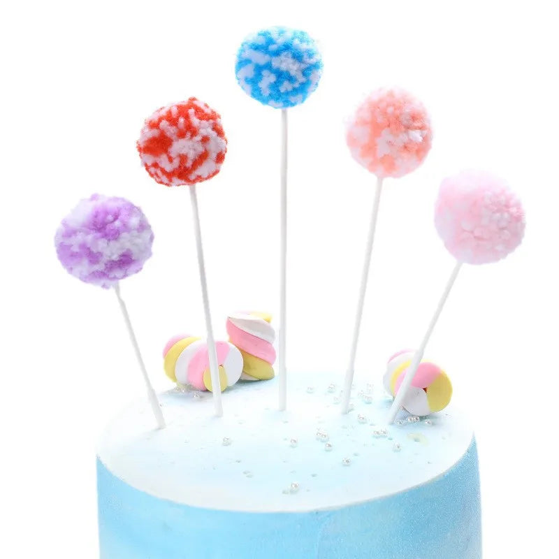 Smiling Face Cloud Rainbow Cake opper decoratings