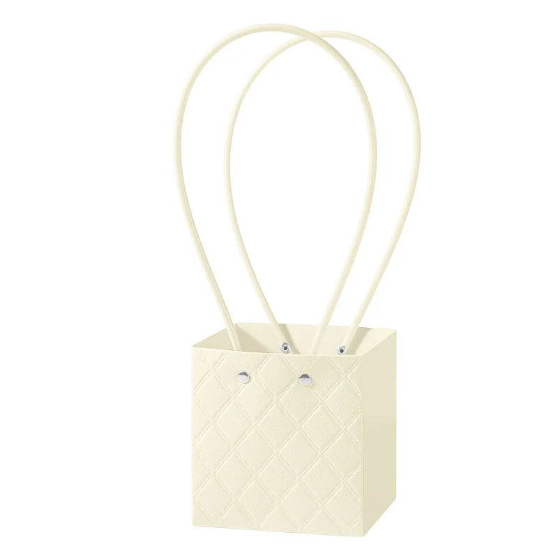 Flower tote bag portable