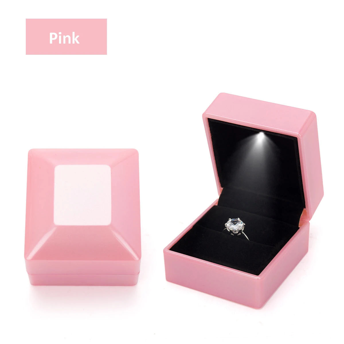 Luxury LED jewelry ring box 1 Pcs