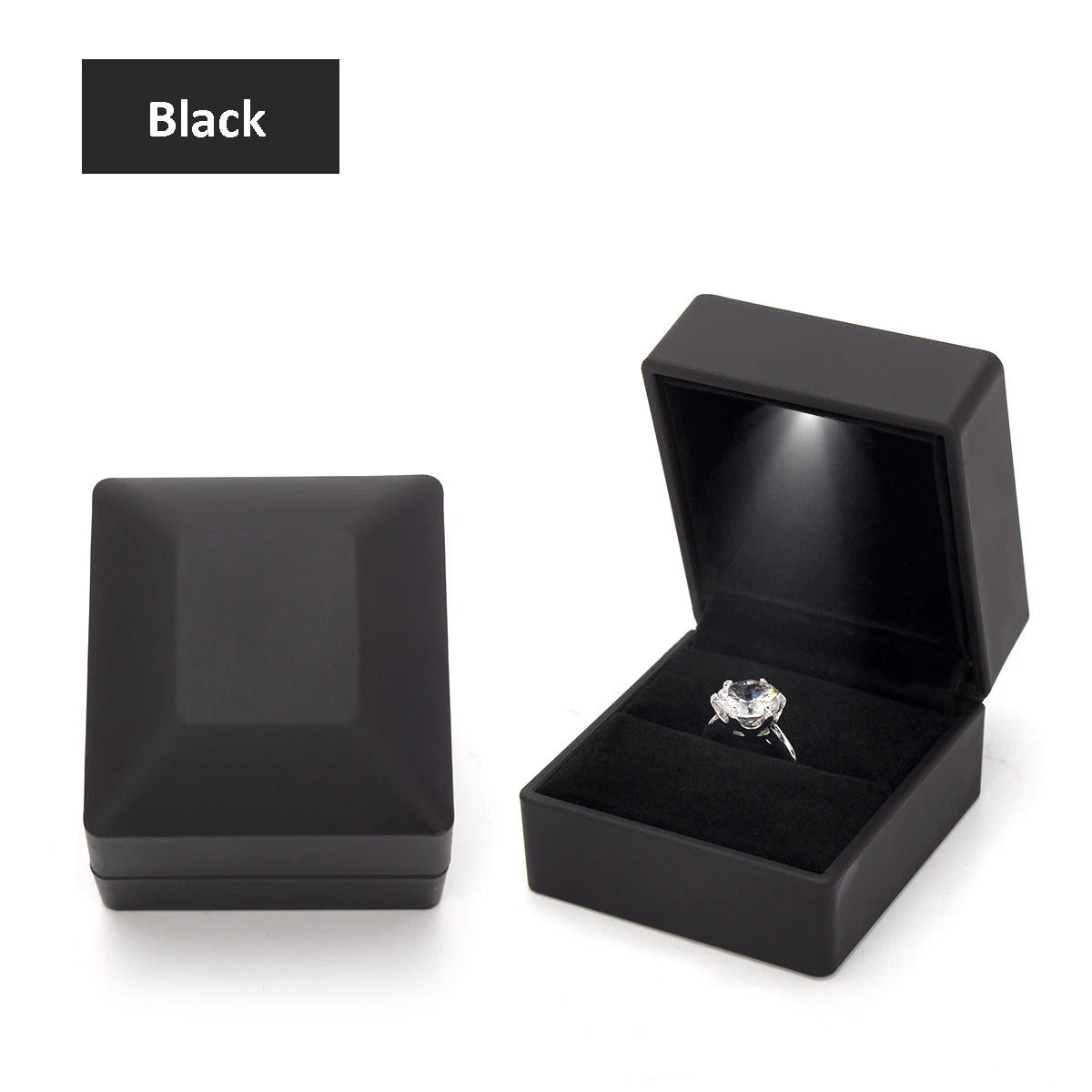 Luxury LED jewelry ring box 1 Pcs