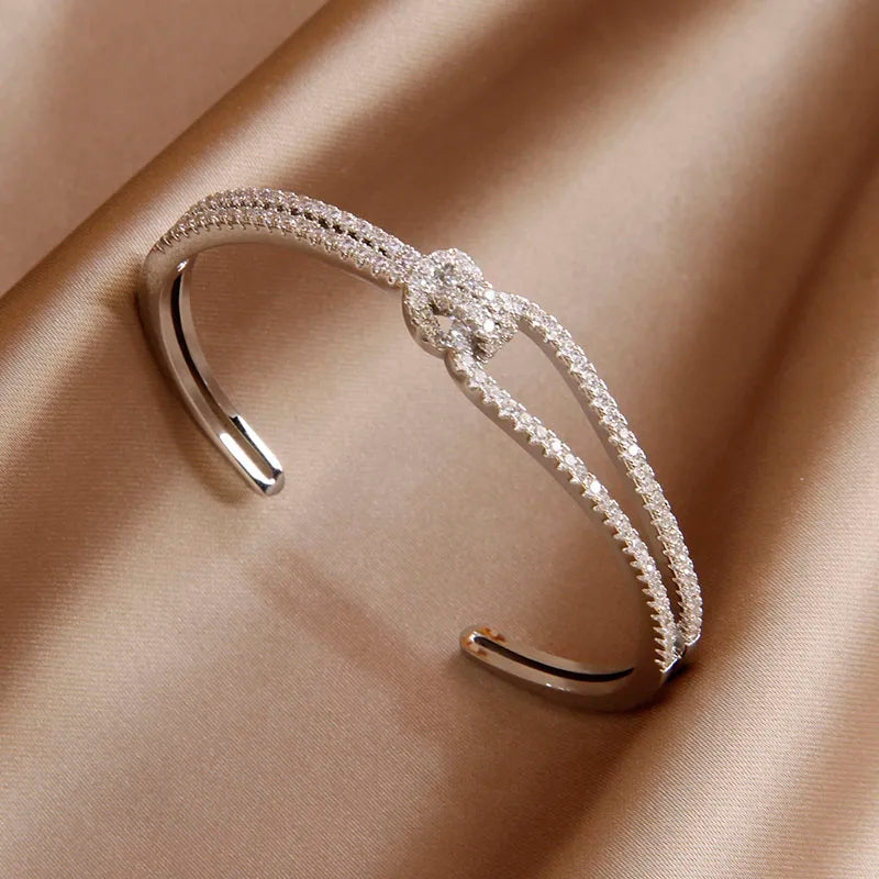 Sabina zircon & crystal bangles & bracele