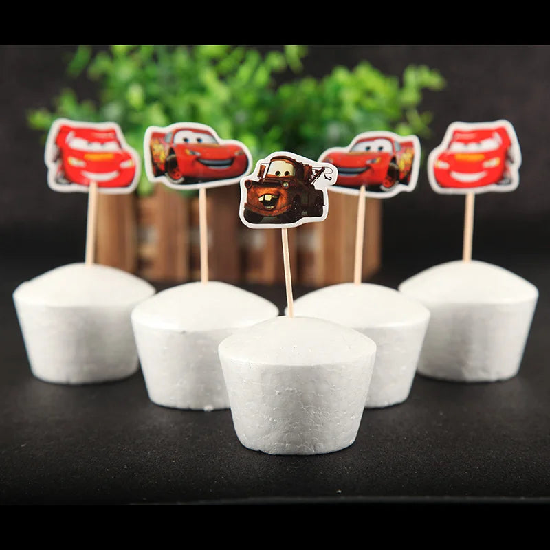 Caraktar cake decorations include cake topper