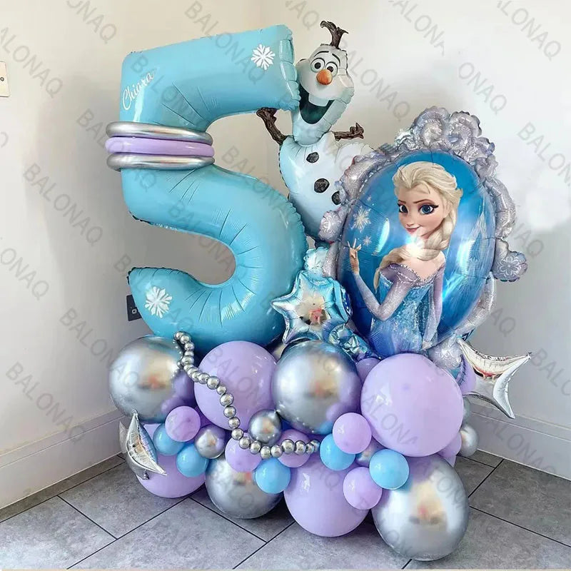 Elsa Princess Frozen Foil Balloons 28pcs