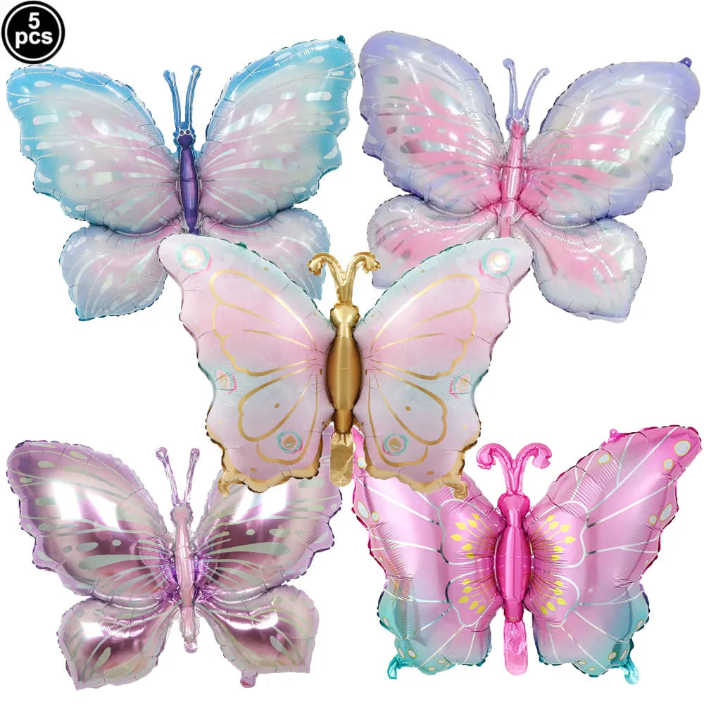 Colorful Butterfly balloons 5pcs