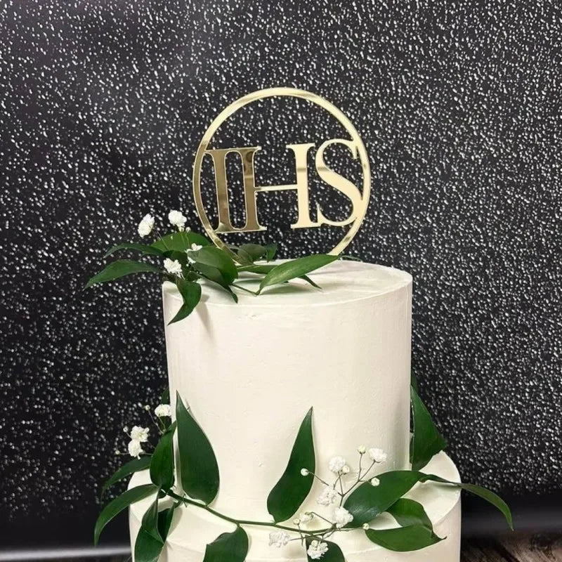 Baptism Cross cake Topper