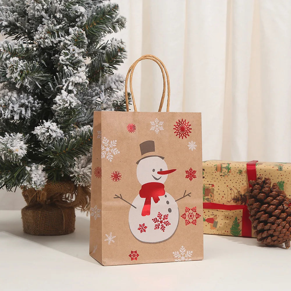 Santa Kraft Gift Packaging Bags