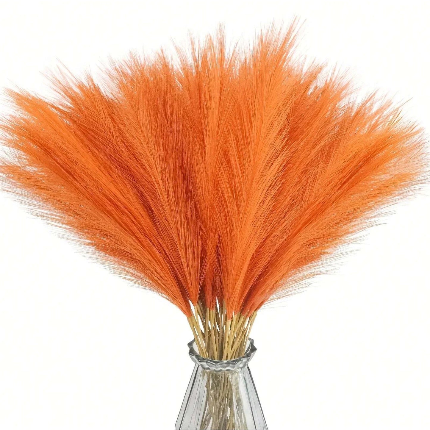 Red Artificial Pampas ,55cm/21.65in 5/10/20pcs