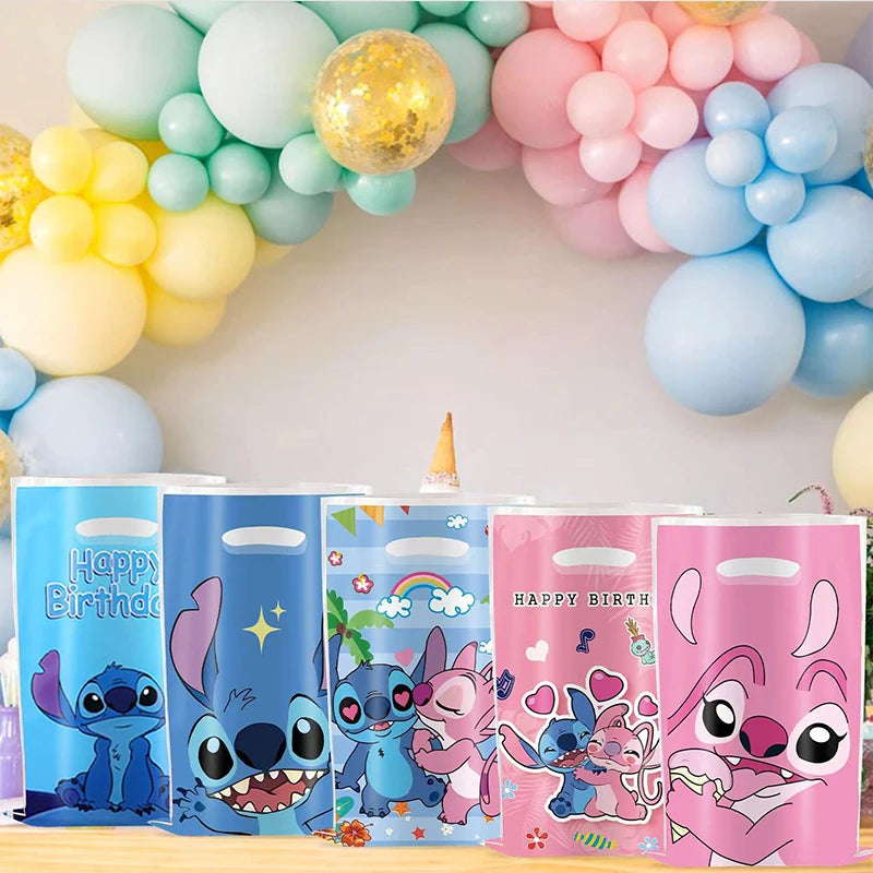 Blue & Pink Stitch Gift bags