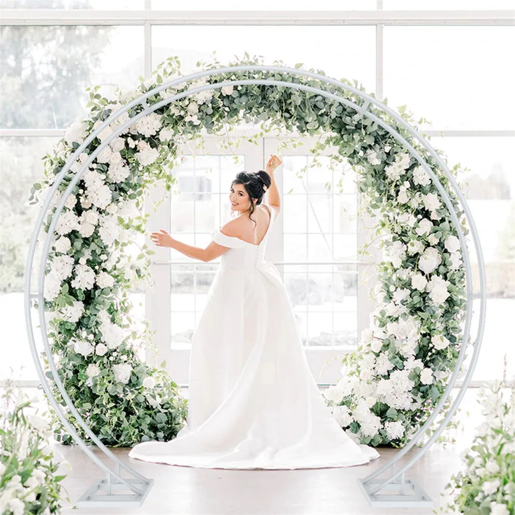 2.1M/2.2M/2.4M Round metal arch for decoration