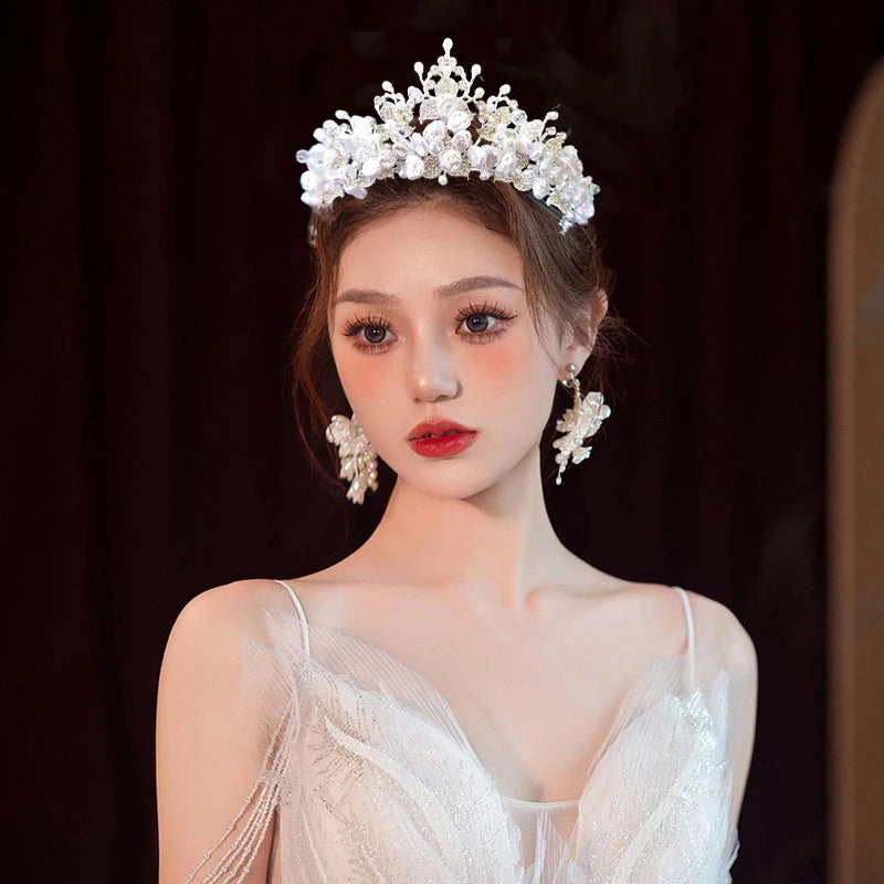 Beading crystal wedding crown
