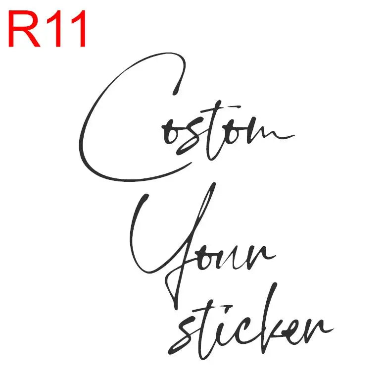 Custom Name Sticker Personaled (just sticker)1pc