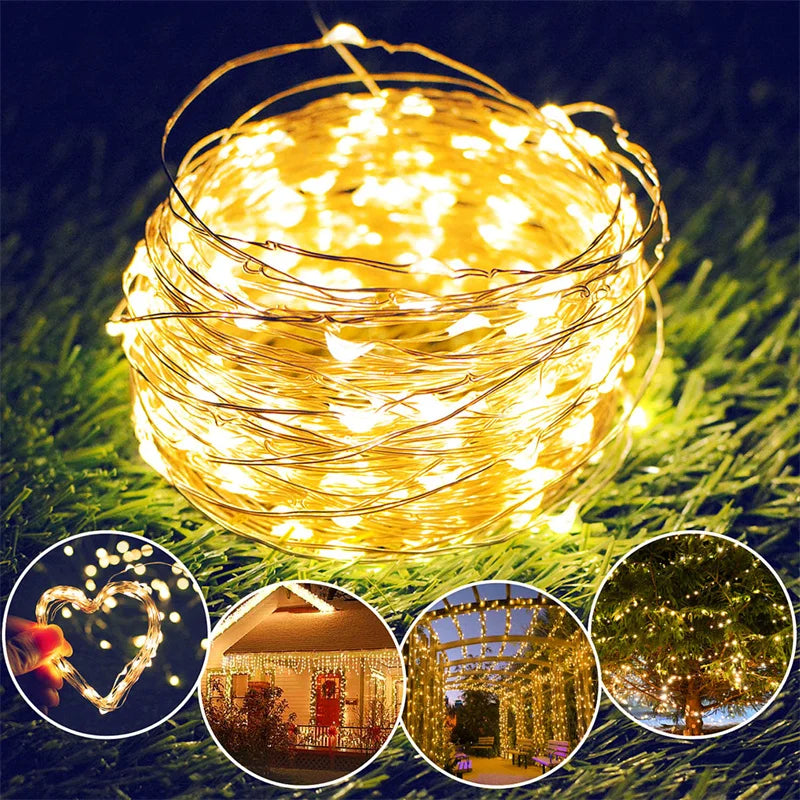 20M Decorative Copper Fairy Lights 200LED
