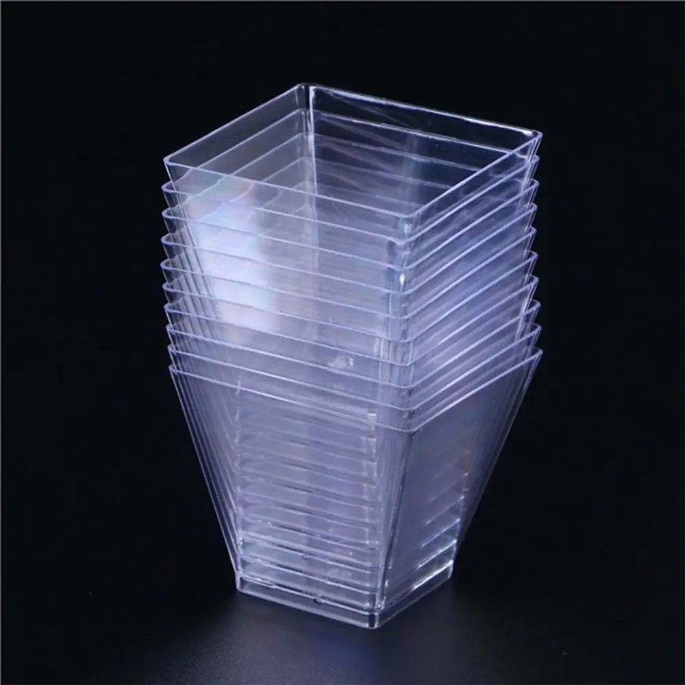 Plastic dessert cup 10/30/50pcs 50/60/90ML