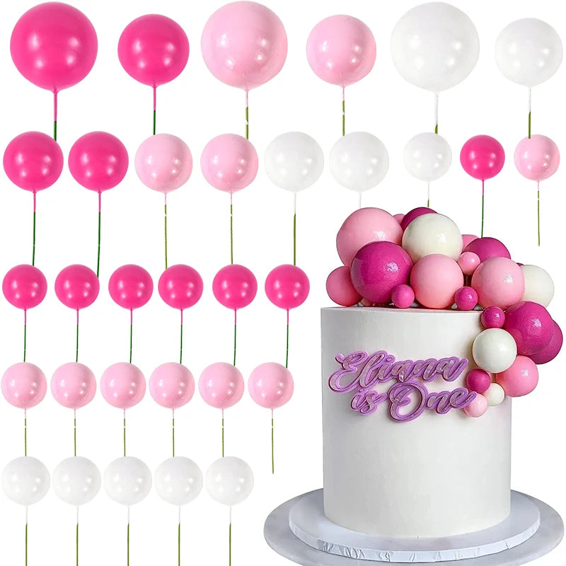 Balls for cake toppers decoration 32Pcs/set