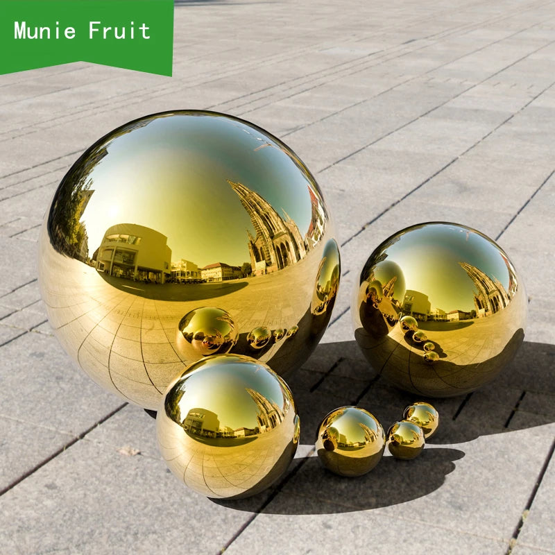 Stainless steel ball golden mirror surface dia 19-300mm 304