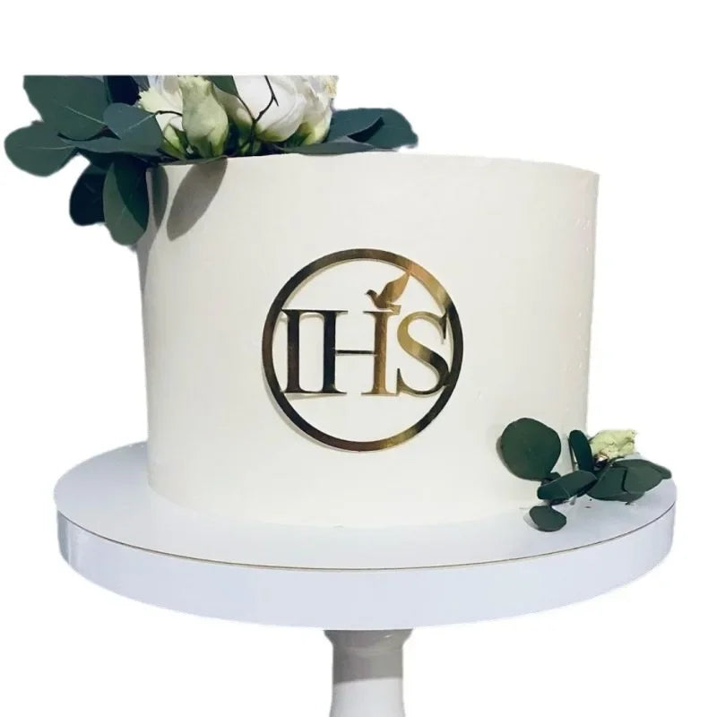 Baptism Cross cake Topper