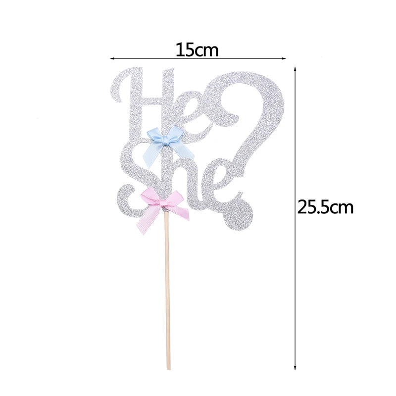 Disposable tableware set for Gender Reveal party