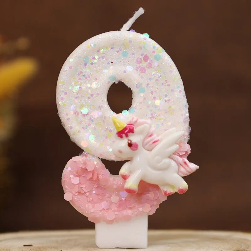 Unicorn candles