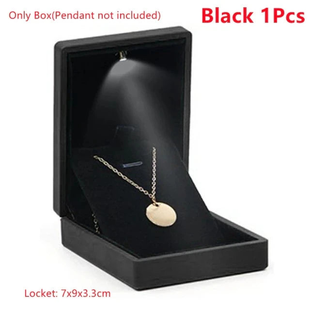 LED gift box for necklaces