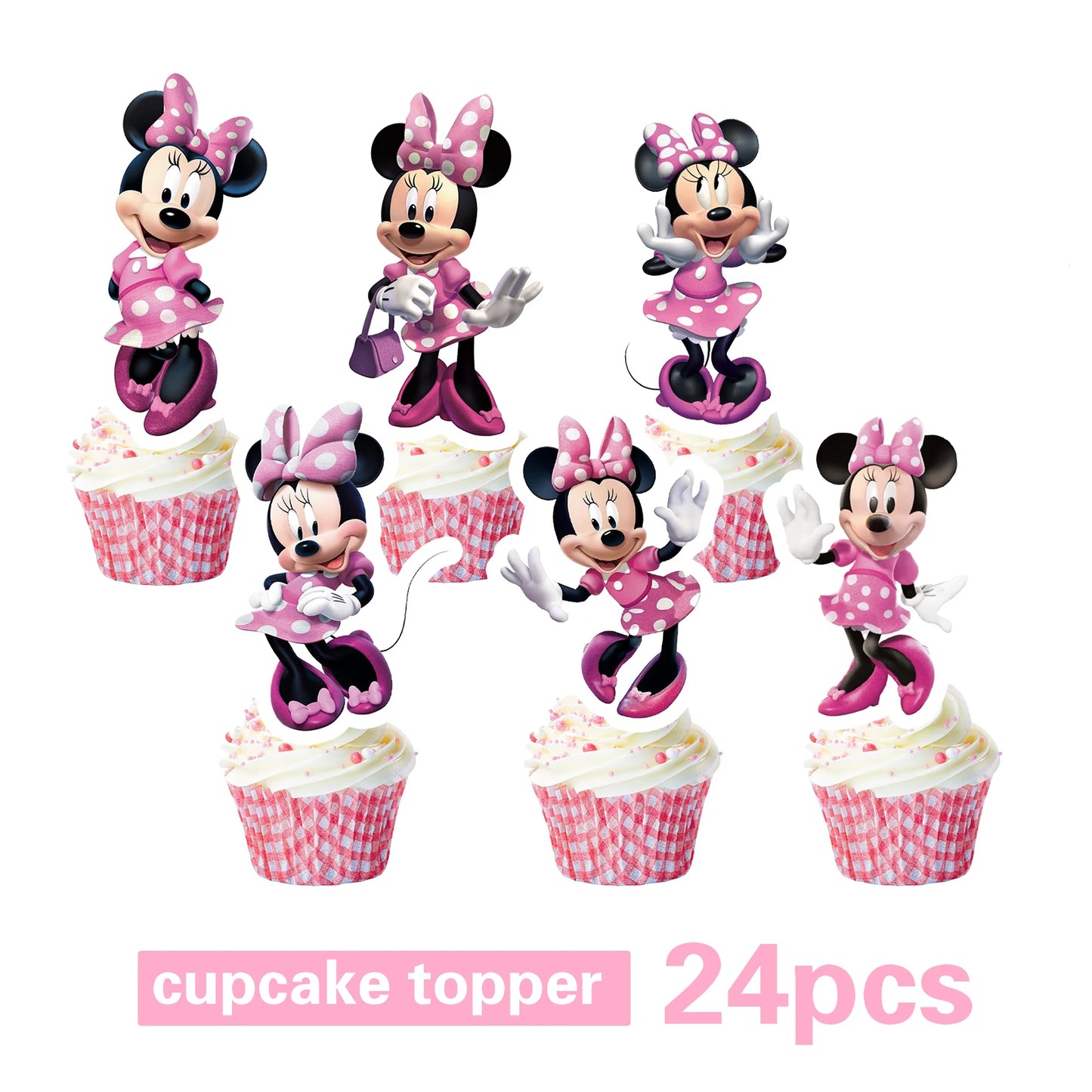 Caraktar cake decorations include cake topper