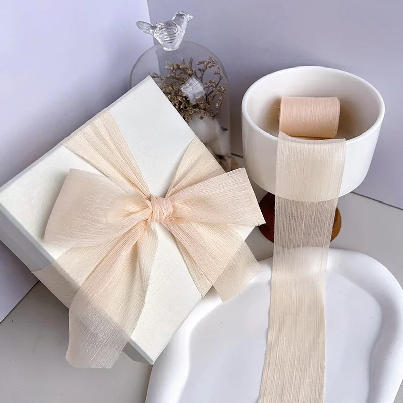 Chiffon silk ribbon
