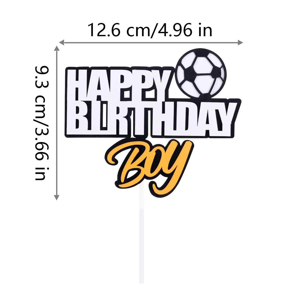 Soccer Player Figurine Cake Topper – Football Theme