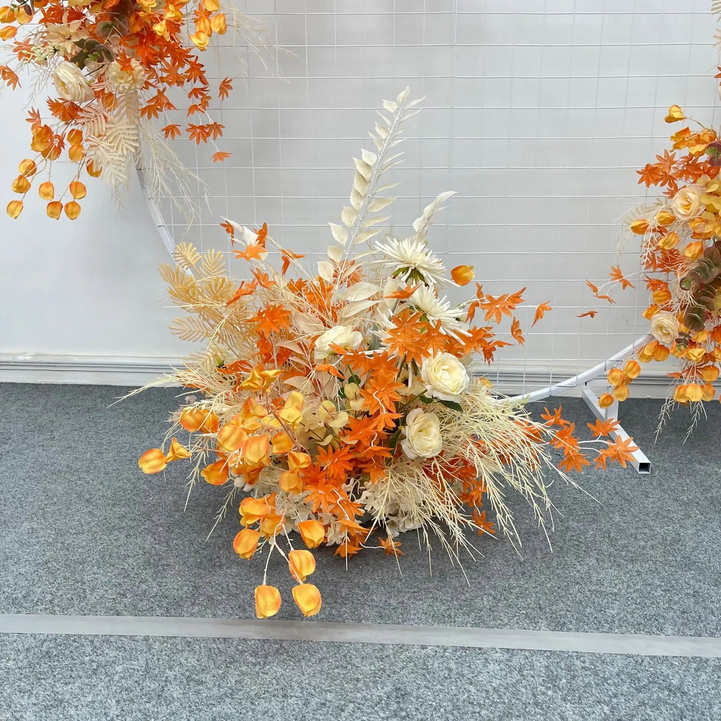 Artificial Crescent Flower Table & Arch Decoration