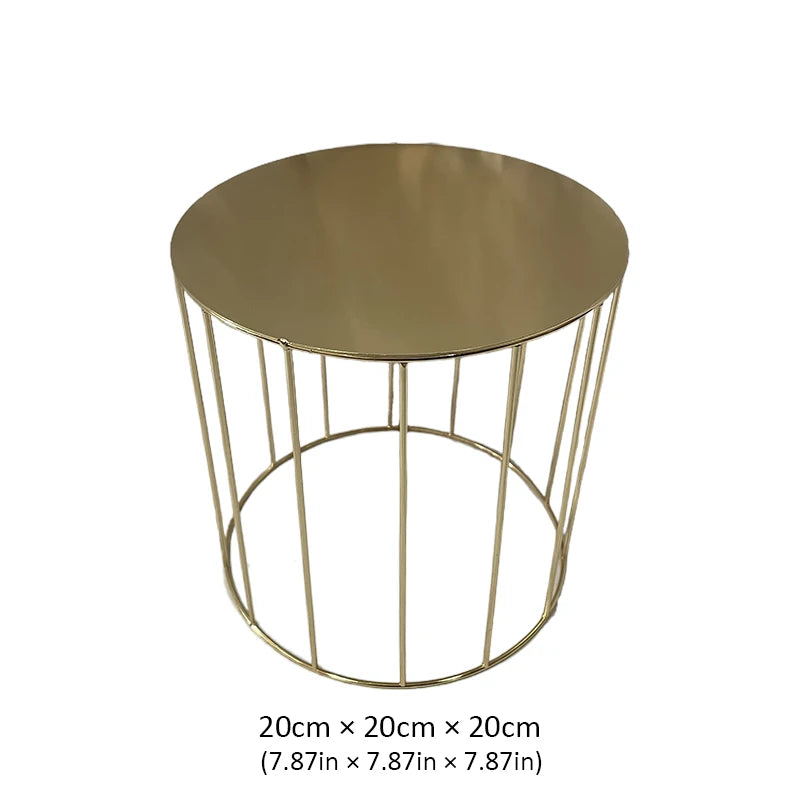 Gold floating cake stand for cake separator high quality