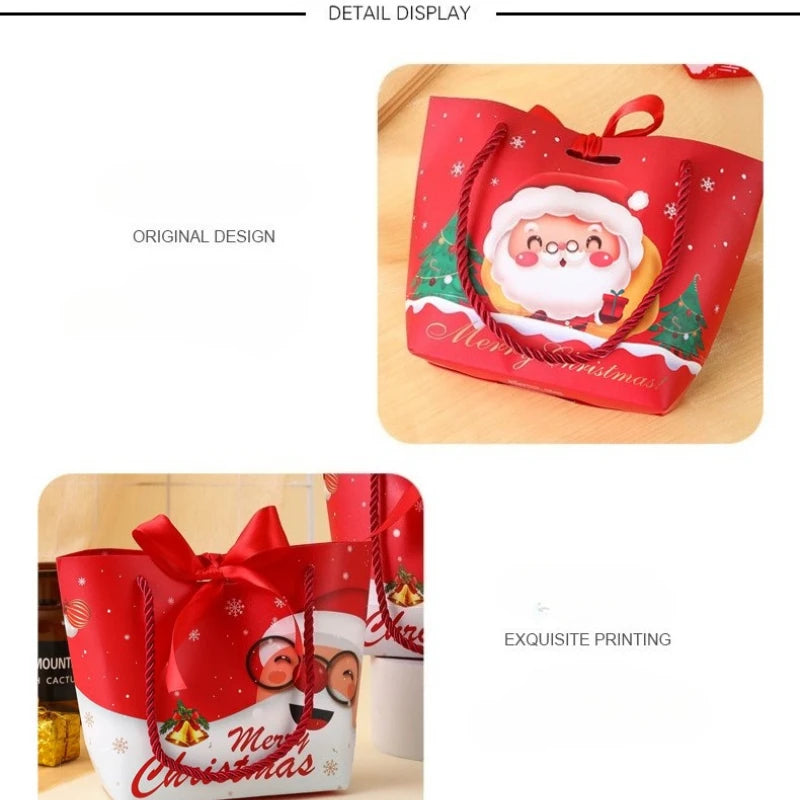 12/48pcs Creative Xmas Treat & Gift Bags