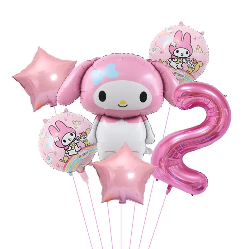 Sanrio Balloon 32 inch 6pcs