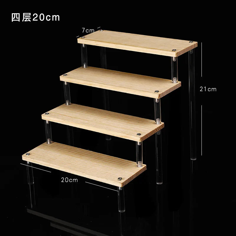 1-5 Tier Clear Acrylic Display Stand