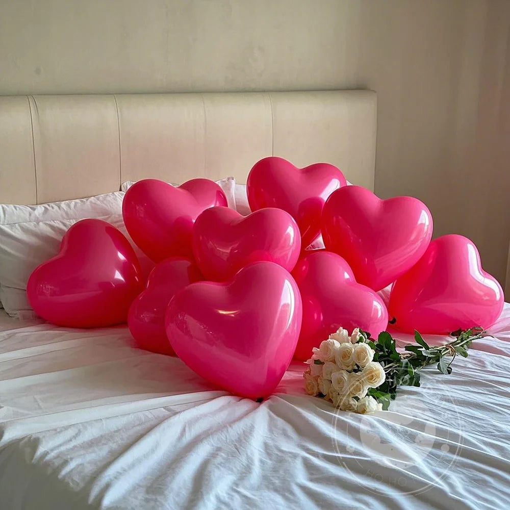 Heart balloons for decoration 20/50/100pcs 10inch