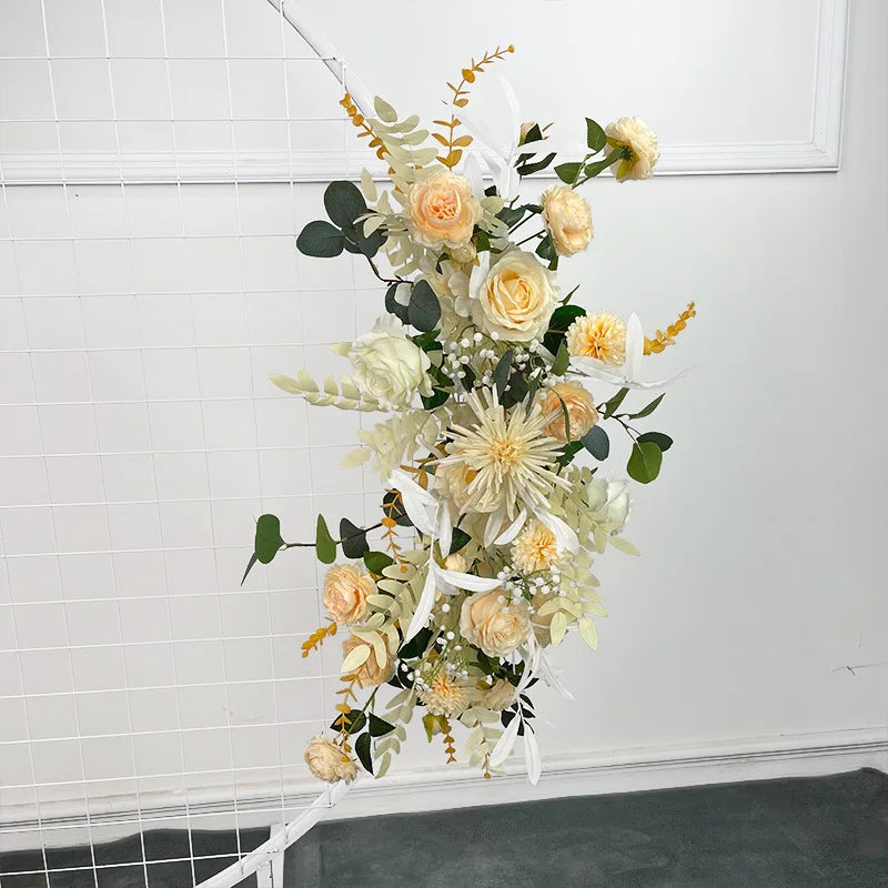 Artificial Crescent Flower Table & Arch Decoration