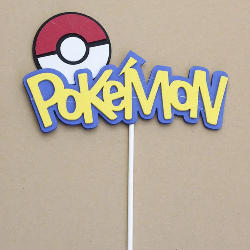Pokemon figure cake decoration13Pcs/se