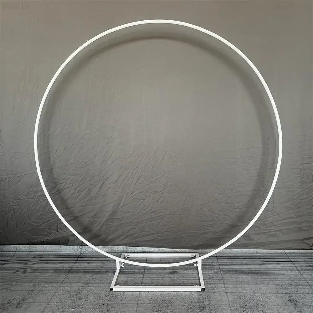 Metal arch stand backdrop decoration
