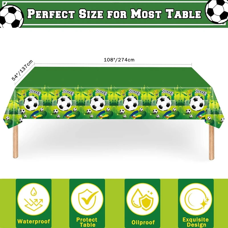 Soccer Party Tableware – Plates, Cups & Napkins
