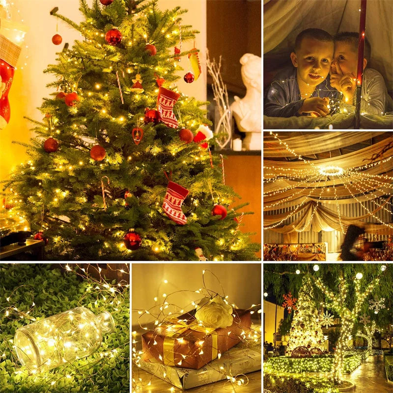20M Decorative Copper Fairy Lights 200LED