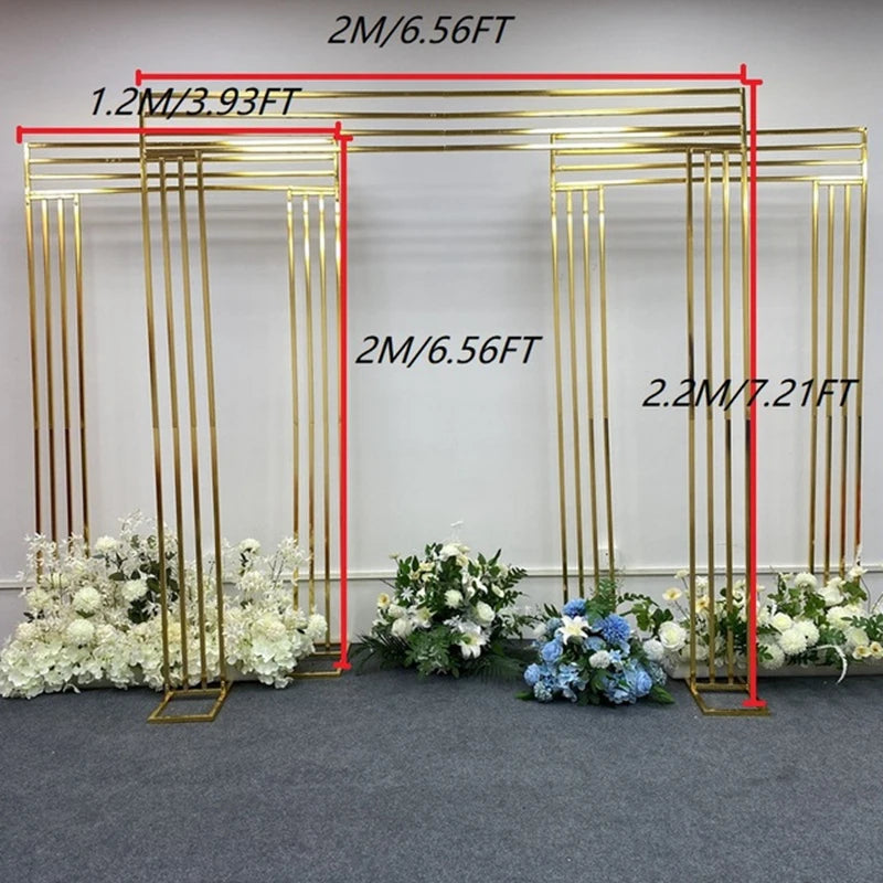 Gold Square arch - stand