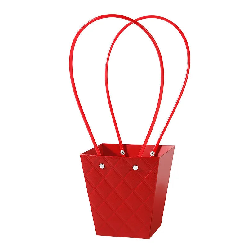 Flower tote bag portable