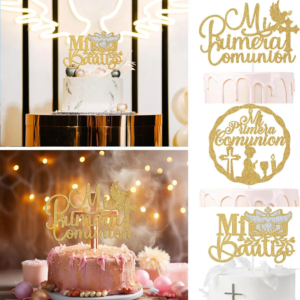 First Holy Communion , Baptism cake toppers